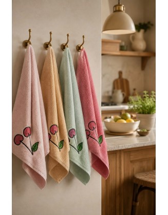 Embroidered Kitchen Collection - Set of 4