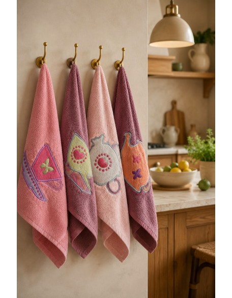 Embroidered Kitchen Collection - Set of 4