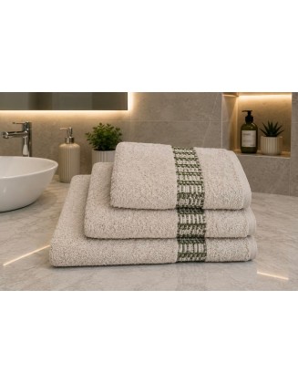 Premium Cotton 3-Piece Towel Set 600 GSM