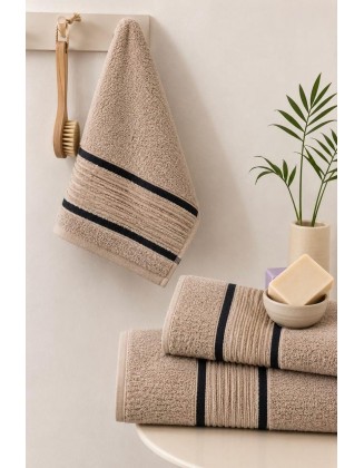 Premium Cotton 3-Piece Towel Set 600 GSM
