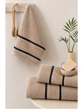 Premium Cotton 3-Piece Towel Set 600 GSM