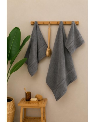 Premium Cotton 3-Piece Towel Set 600 GSM