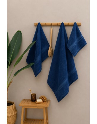 Premium Cotton 3-Piece Towel Set 600 GSM