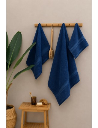 Premium Cotton 3-Piece Towel Set 600 GSM
