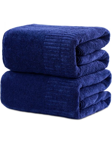 DEWEL Solid Print Best Towels for Luxury 2 Count
